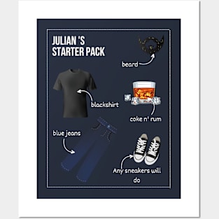 Julian's Starter Pack Posters and Art